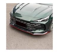 Splitter Front Bumper Lip Separator ABS Material Three Sections Guard Spoiler For MorrisGarages For MG 2023-2024 For MG7 Car Parts Front Spoiler(Black and red)