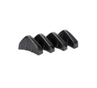 Splitter Spoiler 4PCS/set Rear Bumper Diffuser Mini Fin Spoiler Lip 4 Wing Splitter Black/Carbon Fiber Look Exterior Car Car Protector(Carbon Fiber Look)