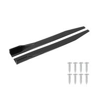 Splitter Winglet Side Wing 2pcs Car Side Skirt Splitter Lip Winglet Diffuser Universal 120cm/47.2in Glossy Black Side Skirt Extension