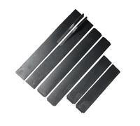 Splitter Winglet Side Wing 6PCS 2m/2.2m Universal Side Skirts Extension Rocker Panels Lip Splitters Bumper Car Styling Red Carbon Black Side Skirt Spoiler Side Skirt Extension(Carbon fiber 2.2m)