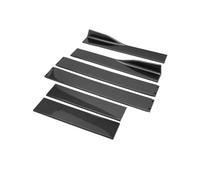 Splitter Winglet Side Wing 6PCS 2m/2.2m Universal Side Skirts Extension Rocker Panels Lip Splitters Bumper Car Styling Red Carbon Black Side Skirt Spoiler Side Skirt Extension(Carbon fiber 2m)