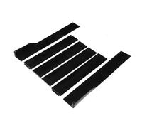 Splitter Winglet Side Wing 6PCS Universal Side Skirt ABS Black Bendable good Toughness Anti Scratch Exterior Lower Side Bottom Line For Automobile Side Skirt Extension