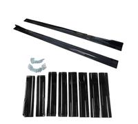 Splitter Winglet Side Wing 8pcs Car Universal Side Skirts Extension Rocker Panels Lip Splitters For BMW E90 F30 For M3 For A3 For A4 For A5 For Benz W205 W204 W203 Side Skirt Extension