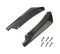 Splitter Winglet Side Wing Car Universal Front Rear Bumper Strip Lip Spoiler Diffuser Splitter Scratch Protector Car Carbon Fiber Winglets Side Skirt Exten Side Skirt Extension(Carbon Fiber)