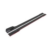 Splitter Winglet Side Wing Universal 2.2M/2m Car Side Skirts Extension Spoiler Rocker Panels Lip Splitters ABS Side Spoiler Car Accessories Side Skirt Extension(Carbon red 2m)