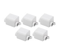 Splitter Wire Connector High Power Brass Conductor Quick Wiring Terminal Blocks 1000V 100A for Ceiling Light Switch Wiring ABS Flame Retardant Shell 5Pcs