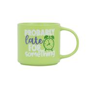Splosh Cheeky Late Mug - Funny Coffee Cup with Humorous Sayings and Messages Unique Gift Ideas for Her and for Him Coffee & Tea Lovers Family Home Office Gift 435ml