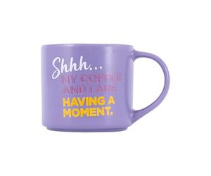 Splosh - Cheeky Mugs | Funny Coffee Mug with Humorous Sayings and Messages | Unique Gift Ideas for Her and for Him | Coffee & Tea Lovers | 390ml (Purple)
