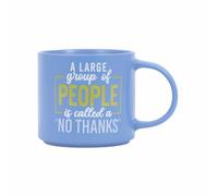 Splosh Cheeky No Thanks Mug - Funny Coffee Cup with Humorous Sayings and Messages Unique Gift Ideas for Her and for Him Coffee & Tea Lovers Family Home Office Gift 435ml