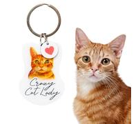 Splosh Pet Keyring Crazy Cat Lady. Pets Personalised Key Ring. Customised Gifts for Her & Gifts for Him. Pet Slogan Key Ring Personalised Gifts. Cat Mum Gifts. Pet Lover Accessories.…