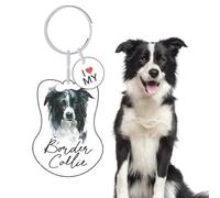 Splosh Pet Keyring Dog Breeds Personalised Keyring. Dog Key Ring Personalised Gifts. Customised Gifts Dog Key Chain. Key Rings for Dog Lovers. Dog Accessories, Dog Key Tags, Multicolor
