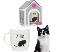 Splosh Precious Pets Cat Mum Mug. Personalised Ceramic Mug. Personalised Coffee Mug, Coffee Cup & Tea Cup. Personalised Gifts for Women & Presents for Women. Customised Gifts.