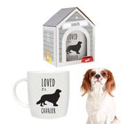 Splosh Precious Pets Cavalier Mug. Personalised Ceramic Mug. Personalised Coffee Mug, Coffee Cup & Tea Cup. Personalised Gifts for Women & Presents for Women. Cute Gifts & Customised Gifts.