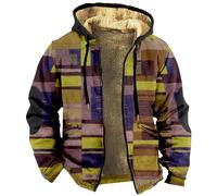 Splrit-MAN Mens Bomber Jackets Uk Motorbike Jacket Mens Softshell Jackets Graphic Print Fleece Lined Teddy Bear Hoodies Zipped Hooded Jackets With Pockets Thick Warm Army Jacket (Multicolor, 7Xl)