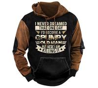 Splrit-MAN Mens Hoodies Graphic Letter Print Oversized Hoodies with Pockets Drawstring Vintage Hoodies Long Sleeve Sweatshirt with Hood Lightweight Graphic Hoodie Blanket Hoodie Motorbike Hoodie