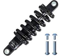 splumzer Mountain Bike Rear Shock Absorber Bicycle Rear Biliary Spring Shock, Coil Spring Black Without Damping (Eye-to-eye 150mm Spring rates 850Lb)