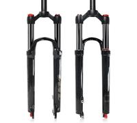 splumzer [UK STOCK MTB Fork 26 27.5 29 inches MTB Suspension Fork Travel 120mm, 1-1/8 Straight Tube/Tapered Tube Mountain Bike Forks (Straight Manual Lockout, 27.5 inches)