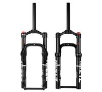 splumzer【UK STOCK Snow Bike Air Fork, 20 Inches Beach Bike Fork 135MM Magnesium Alloy Bike Fat Suspension Fork for 4.0 Tire