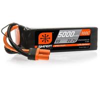 SPM 5000mAh 6S 22.2V 100C Smart LiPo Battery; IC5 O-SPMX50006S100