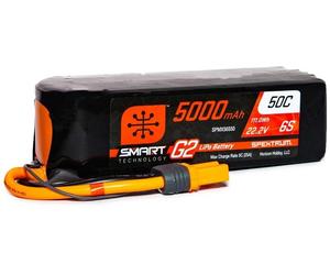 SPM 5000mAh 6S 22.2V SMART G2 50C IC5 O-SPMX56S50