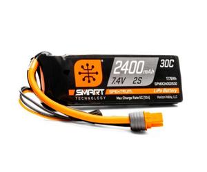 spm 7.4V 2400mAh 2S Smart 30C LiPo Battery: IC3 Connector O-SPMX24002S30