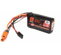 SPM 7.4V 650mAh 2S 15C Smart G2 Receiver LiPo Battery: IC3 O-SPMX-1052