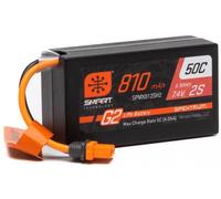 Spektrum 7.4V 810mAh 2S Smart G2 50C LiPo: IC2