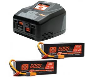SPM Smart Powerstage 8S Surface Bundle: (2) G2 5000mAh 4S LiPo I O-SPMXPSS850I