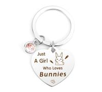 SPMatrix Bunny Gifts, Bunny Gifts for Girls, Rabbit Gifts, Birthday Gifts for Girls, Gifts for Bunnies Lover, Just A Girl Who Loves Bunnies, Easter Gifts for Girls