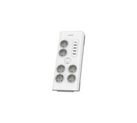 SPN7060WA/58 Surge Protector 6 Outlets +USB C Schuko