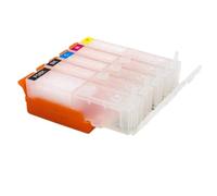 SPNqkxWEd 6PC Black CMYK Empty Ink Box With Chip Included Compatible With IX6780 IX6880 IP8780 7280 Printer Supplies