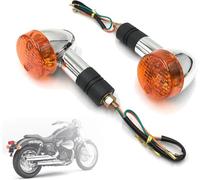 SPNUVR - 2 x Honda Shadow Aero Motorcycle Turn Signal Light for Kawasaki Vulcan VN 750 800 1500 Classic Turn LampBulb