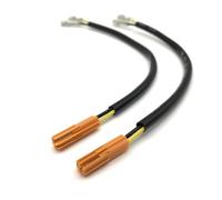 SPNUVR 2Pcs 22.5cm/8.86in Motorcycle Light Line Compatible With Honda CBR125R 600 650F JC34 CBR1000 Turn Signals Connector Semaphore Adapter Blinker Indicators Wire Plug (2Pcs)