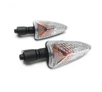 SPNUVR - 2pcs Motorcycle Turn Signal Lights Front or Rear Compatible with Triumph Tiger 800/XC Tiger 1050 Daytona 675/R 2009-2018 (Long Handle & Clear)