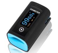 SpO2 Quick Click Pulse Oximeter - CE Certified Blood Oxygen Monitor - Robust, Simple to Use, Will Never Fail and Last for Years