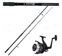 Spod Reel and Oakwood Carp Fishing Rod, 5lb Test, 50mm Butt Ring
