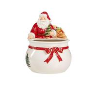 Spode 1634749 Christmas Tree Figural Santa Candy Bowl, Earthenware, Multicolor