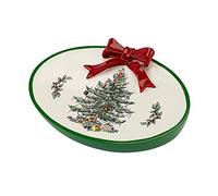Spode Avanti Linens Christmas Tree Collection, Cotton, Red, Soap Dish