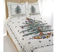 Spode Christmas Tree Collection, Polyester Blend, Ivory, King