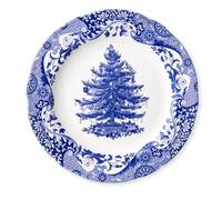Spode - Blue Italian Blue Italian Christmas Tree Plate - BlueWhite