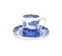 Spode Blue Italian coffee cup and saucer 9 cl/ 3 oz