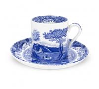 Spode Blue Italian Coffee Cup & Saucer