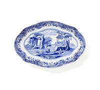 Spode Blue Italian fat oval 14x21 cm Blue-white