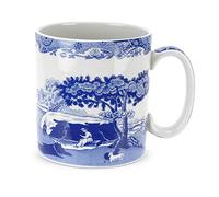 Spode Blue Italian Mug, Set of 4 (Blue, White,4 Count (Pack of 1))