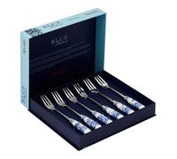 Spode Blue Italian Set of 6 Pastry Forks