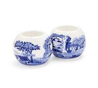 Spode Blue Italian Tealight Holders - Set of 2
