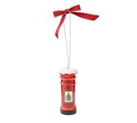 Spode Brit Post Box Ornament - Dolomite Holiday Decor with Classic Design, Christmas Decorative Ornament for Tree, Wreath, Mantel, Seasonal Display - Unique Festive Decoration