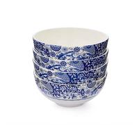 Spode Brocato Set of 4 16cm Rimless Bowls,Blue & White