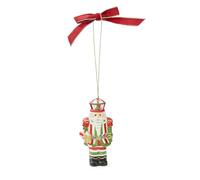 Spode Christmas Tree Candy Cane Nutcracker Hanging Ornament