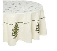 Avanti Linens Spode Christmas Tree Collection Ivory Table Linens, Cotton, Multi Color, 12" x 8" (Set of 1)